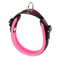 Ошейник на мягкой подкладке Ferplast Ergofluo C15/33 Pink для собак, A: 25÷33 см, B: 15 мм Ошейник на мягкой подкладке Ferplast Ergofluo C15/33 Pink для собак, A: 25÷33 см, B: 15 мм