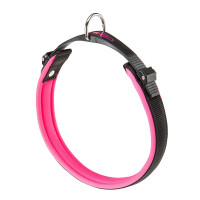 Ошейник на мягкой подкладке Ferplast Ergofluo C25/60 Pink для собак, A: 52÷60 см, B: 25 мм Ошейник на мягкой подкладке Ferplast Ergofluo C25/60 Pink для собак, A: 52÷60 см, B: 25 мм