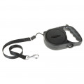 Автоматичний поводок-рулетка для собак до 40 кг Ferplast Flippy Regular Large Black, чорний, 5 м