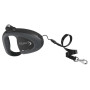 Поводок-рулетка для собак до 12 кг Ferplast Flippy Tech Cord S Black со шнуром, черный, 3 м