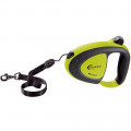 Поводок-рулетка для собак до 12 кг Ferplast Flippy Tech Cord S Green зі шнуром, 3 м