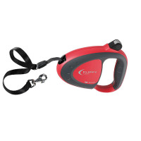 Поводок-рулетка для собак до 12 кг с лентой Ferplast Flippy Tech Tape Red, красный, 3 м Поводок-рулетка для собак до 12 кг с лентой Ferplast Flippy Tech Tape Red, красный, 3 м