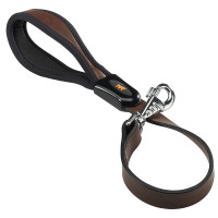 Кожаный поводок Giotto GM25/60 Brown для собак, 25 мм, 60 см Кожаный поводок Giotto GM25/60 Brown для собак, 25 мм, 60 см