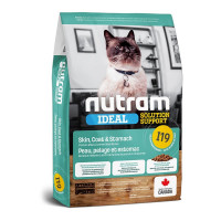 Сухой корм I19 Nutram Ideal Solution Skin Coat для кошек с чувствительной кожей и шерстью, холистик, 20 кг