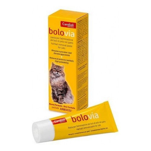 Паста Candioli Bolo Via шерстевыводящая для котов, 25 г