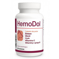 Таблетки Dolfos HemoDol для поліпшення процесів кровотворення для собак, 90 табл. Таблетки Dolfos HemoDol для поліпшення процесів кровотворення для собак, 90 табл.