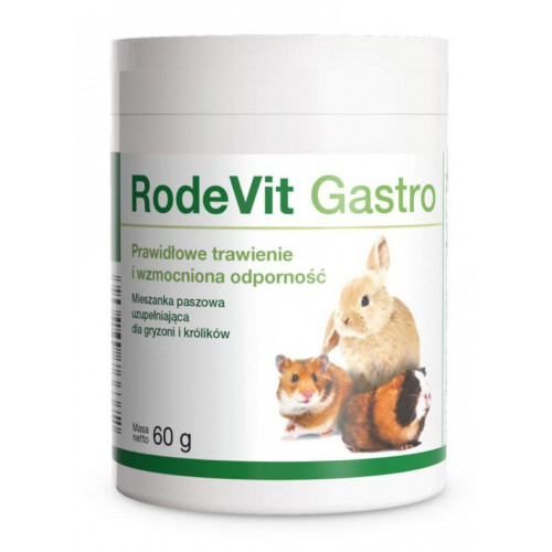 Харчова добавка Dolfos RodeVit Gastro для гризунів і кроликів, 60 г