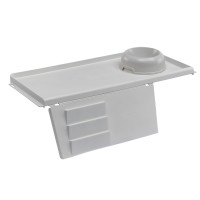 Пластиковый домик Ferplast Pub 3254 For Base M92 White Bowl для маленьких животных с лестницей и миской Пластиковый домик Ferplast Pub 3254 For Base M92 White Bowl для маленьких животных с лестницей и миской