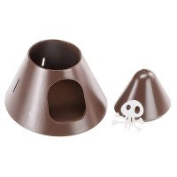 Домик Ferplast Brown Access Criceti 9 Pirates для клетки для хомяков, коричневый Домик Ferplast Brown Access Criceti 9 Pirates для клетки для хомяков, коричневый