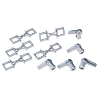 Комплект крючков двери Ferplast Kit Hooks Door Silver для переноски для собак Комплект крючков двери Ferplast Kit Hooks Door Silver для переноски для собак