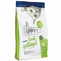 Сухой корм Happy Cat Sensitive Land-Geflugel для кошек с чувствительным пищеварением, с птицей, 4 кг Сухой корм Happy Cat Sensitive Land-Geflugel для кошек с чувствительным пищеварением, с птицей, 4 кг