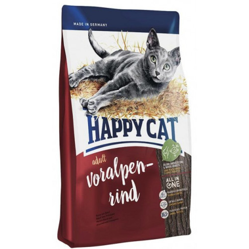 Сухий корм Happy Cat Supreme Adult Voralpen-Rind для дорослих котів, з яловичиною, 300 г