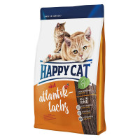 Сухий корм Happy Cat Supreme Adult Atlantik-Lachs для дорослих котів, з лососем, 300 г Сухий корм Happy Cat Supreme Adult Atlantik-Lachs для дорослих котів, з лососем, 300 г