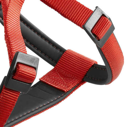Нейлонова шлейки Ferplast Daytona P Harness Small Red для собак, A: 42 ÷ 48 см, B: 43 ÷ 52 см