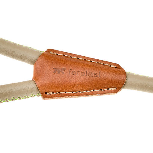 Повідець з еко-шкіри Ferplast Derby G10 / 110 Grey для собак, 10 мм, 110 см