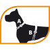 Нейлонова шлейки Ferplast Easy P Medium Orange для собак, A = B: 45 ÷ 63 см, 15 мм