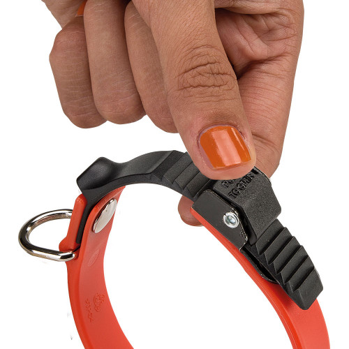 Еластичний нашийник з системою мікрорегулюванням Ferplast Ergoflex C22 / 42 Orange для собак