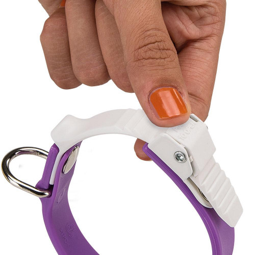 Еластичний нашийник з системою мікрорегулюванням Ferplast Ergoflex C28 / 51 Purple для собак