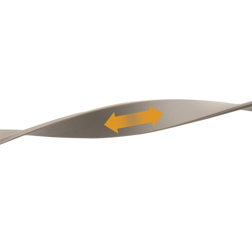 Еластичний поводок з ергономічною ручкою Ferplast Ergoflex G18 / 110 Grey для собак, 18 мм, 110 см