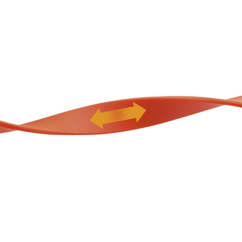 Еластичний поводок з ергономічною ручкою Ferplast Ergoflex G25 / 110 Orange для собак, 25 мм, 110 см