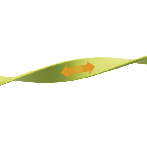 Еластичний поводок з ергономічною ручкою Ferplast Ergoflex GM25 / 55 Green для собак, 25 мм, 55 см