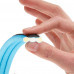 Нашийник на м'якій підкладці Ferplast Ergofluo C25 / 60 Blue для собак, A: 52 ÷ 60 см, B: 25 мм