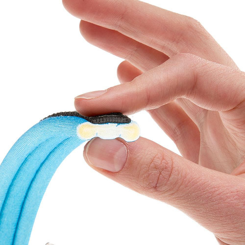 Повідець Ferplast Ergofluo Matic GA15 / 200 блакитний для собак з автоматичним карабіном, 15 мм, 200 см