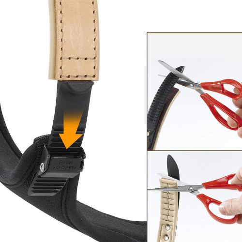 Шкіряна шлейки з металевими аплікаціями, чорна Giotto Luxor P Small Harness для собак