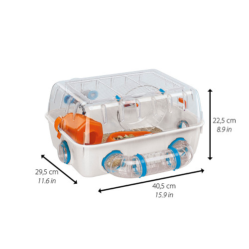 Клітка Ferplast Cage Combi 1 для хом'яків з ігровими тунелями
