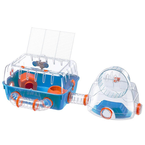 Клітка Ferplast cage combi 2 для хом'яків з міні-спортзалом