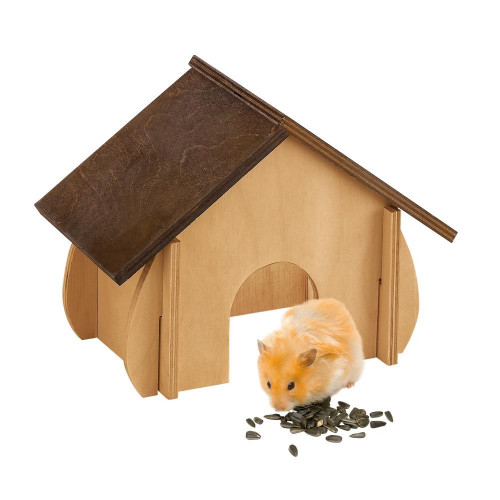 Дерев'яний будиночок Ferplast Sin 4648 Wodden House Hamster для дрібних тварин