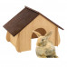 Дерев'яний будиночок Ferplast Sin 4650 L Wodden House Rabbit для дрібних тварин