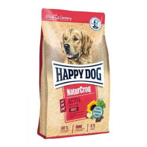 Сухий корм Happy Dog Adult NaturCroq Active для дорослих собак з підвищеною потребою в енергії, 15 кг