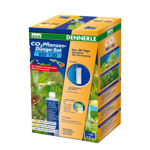 Комплект Dennerle Bio 120 для удобрения растений CO2