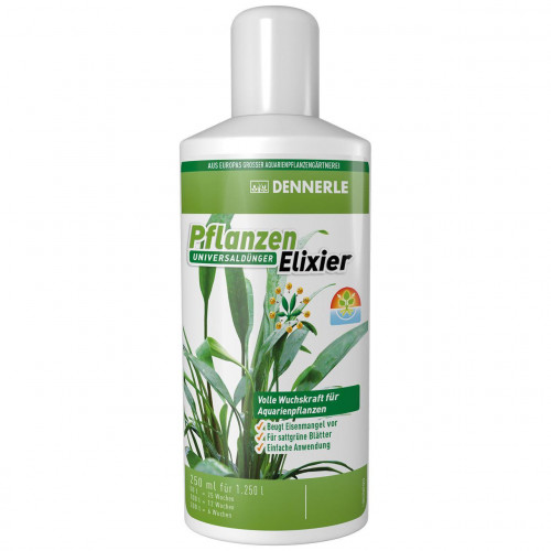 Універсальне добриво Dennerle Plant Elixir для всіх акваріумних рослин, 250 мл