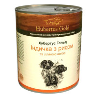 Вологий корм Hubertus Gold для собак, індичка з рисом, 800 г Вологий корм Hubertus Gold для собак, індичка з рисом, 800 г