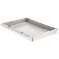 Поддон для клеток Ferplast Base Krolik Extension Grey для грызунов, 42x60x6,7 см