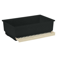 Піддон Ferplast Base M24 Black для пташиних кліток, 49,5 x 30 x 16,3 см Піддон Ferplast Base M24 Black для пташиних кліток, 49,5 x 30 x 16,3 см