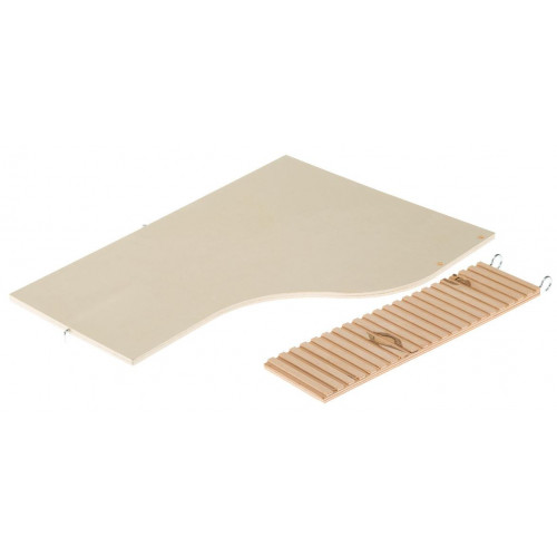 Полку і трап Ferplast Kit Floor + Ladder Karat 100 для клітин для гризунів