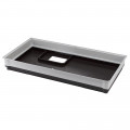 Поддон Ferplast Base MF110 Grey With Hole для кроличьих клеток