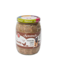 Консерва Леопольд м'ясної корм для собак з куркою і судаком, 720 г Консерва Леопольд м'ясної корм для собак з куркою і судаком, 720 г
