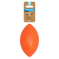 Игровой мяч для апортировки PitchDog для собак, 15×9 см, оранжевый Игровой мяч для апортировки PitchDog для собак, 15×9 см, оранжевый