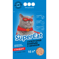 Наповнювач для туалету Super Cat Стандарт 3 кг, синій