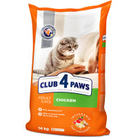 Сухой корм Клуб 4 Лапы Adult Cat Premium для взрослых кошек, с курицей, 14 кг Сухой корм Клуб 4 Лапы Adult Cat Premium для взрослых кошек, с курицей, 14 кг