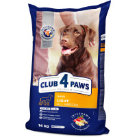 Сухий корм Клуб 4 Лапи Adult Light All Breeds Premium Контроль ваги для дорослих собак від 1 року, 14 кг Сухий корм Клуб 4 Лапи Adult Light All Breeds Premium Контроль ваги для дорослих собак від 1 року, 14 кг