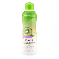 Кондиционер TropiClean Kiwi & Cocoa Butter для восстановления сухой шерсти для собак и кошек, 592 мл Кондиционер TropiClean Kiwi & Cocoa Butter для восстановления сухой шерсти для собак и кошек, 592 мл