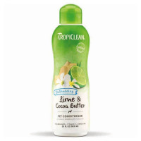 Кондиціонер TropiClean Lime & Cocoa для зволоженою шкіри і зниження линьки для собак і котів, 592 мл Кондиціонер TropiClean Lime & Cocoa для зволоженою шкіри і зниження линьки для собак і котів, 592 мл