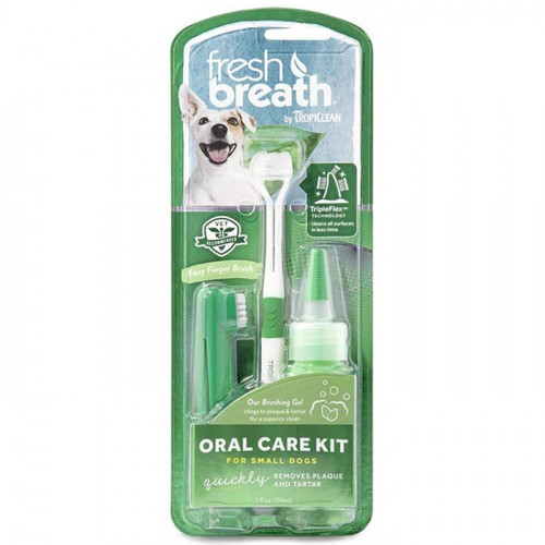 Набір Tropiclean Oral Care Kit Small "Свіжий подих" для догляду за зубами собак