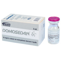 Раствор Orion Pharma Domosedan 10 мг/мл при клинических осмотрах и операциях для собак и кошек, 5 мл
