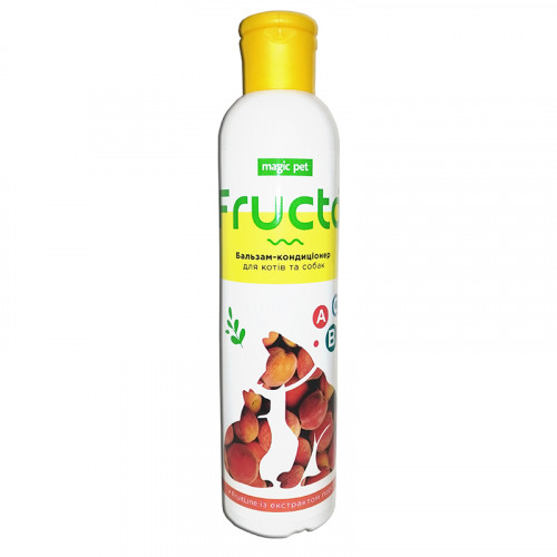 Бальзам - кондиционер Magic Pet Fruit Line лечебный для кошек и собак, с экстрактом персика , 220 мл